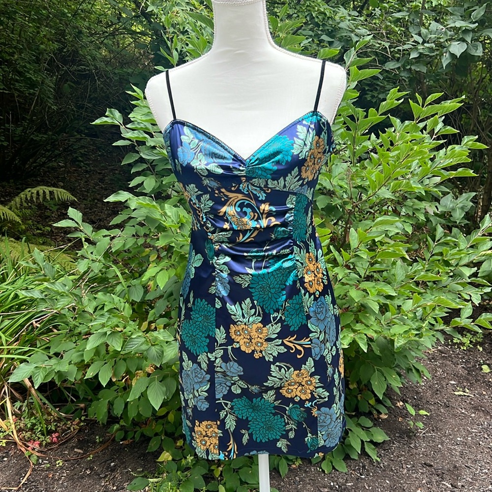 Guess Patterned Slip Dress
